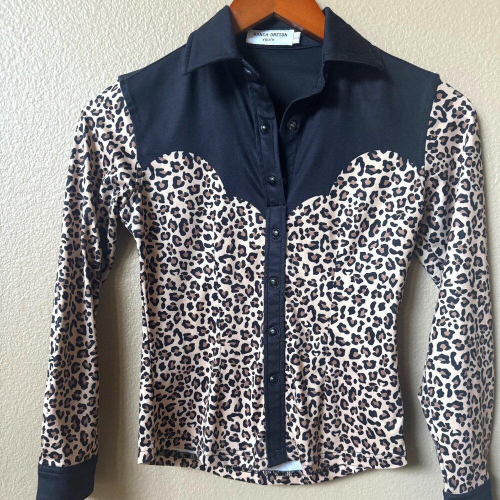YOUTH* WILD THING (BLACK) PERFORMANCE RODEO SHIRT